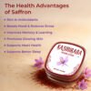 Kashmiri Kesar Saffron Color Test in Warm Water