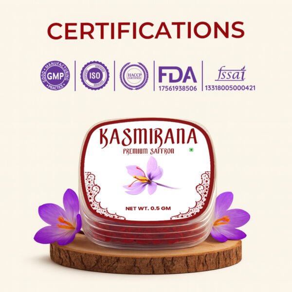 Kasmirana Saffron ISO Lab Test Certification