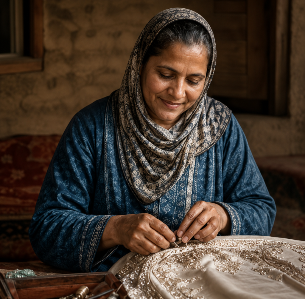 Zoya Khan, Saffron Selection and Hand-Sorting Specialist at Kasmirana